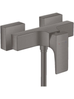 Hansgrohe Metropol falsíkon kívüli szálcsiszolt fekete/króm zuhanycsaptelep 32560340