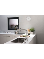 Hansgrohe A51 folyékony szappan és mosogatószer adagoló, rozsdamentes acél hatású 40448800