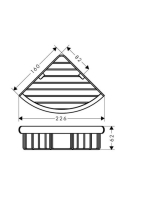 Hansgrohe Logis Universal sarokpolc, króm 41710000