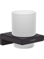 Hansgrohe AddStoris Fogkefe tartó pohár matt fekete 41749670