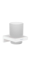 Hansgrohe AddStoris Fogkefe tartó pohár matt fehér 41749700