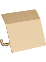 Hansgrohe AddStoris WC papír tartó fedlappal szálcsiszolt bronz 41753140