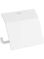 Hansgrohe AddStoris WC papír tartó fedlappal matt fehér 41753700