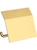 Hansgrohe AddStoris WC papír tartó fedlappal polírozott arany hatású 41753990