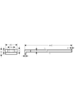 Hansgrohe AddStoris Törölköző tartó matt fekete 41770670