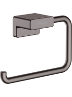 Hansgrohe AddStoris WC papír tartó fedlap nélkül szálcsiszolt fekete króm 41771340