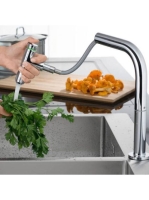 Hansgrohe C71-F450-06 mosogatótálca és csaptelep kombináció 450 43201000