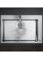 Hansgrohe C71-F660-08 mosogatótálca és csaptelep kombináció 660 43202000