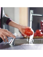 Hansgrohe C71-F660-08 mosogatótálca és csaptelep kombináció 660 43202000