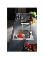 Hansgrohe S71 beépíthető mosogató 450 lefolyókészlet nélkül rozsdamentes acél hatású 43301800