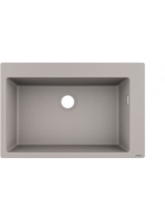 Hansgrohe S51 S510-F660 Beépített SilicaTec mosogató betonszürke 43313380