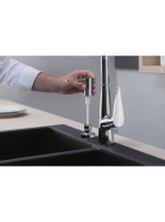 Hansgrohe S51 Beépíthető SilicaTec dupla mosogató 370 grafitfekete 43316170