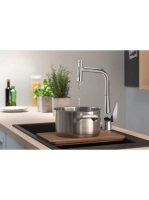 Hansgrohe S51 Beépíthető SilicaTec dupla mosogató 370 grafitfekete 43316170