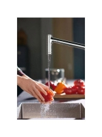 Hansgrohe S71 munkalap alá rögzíthető mosogató 450 csapfurat és lefolyókészlet nélkül rozsdamentes acél hatású 43426800