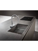 Hansgrohe S71 munkalap alá épített konyhai mosogatótálca 71x45 cm rozsdamentes acél hatású 43428800