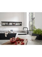 Hansgrohe S51 S510-U450 munkalap alá rögzített mosogató 450 grafit fekete 43431170