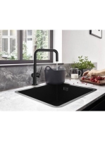 Hansgrohe S51 S510-U450 munkalap alá rögzített mosogató 450 grafit fekete 43431170