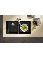 Hansgrohe S51 S510-U770 beépíthető SilicaTec mosogató munkalap alá betonszürke 43434380