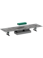 Hansgrohe uBox universal zuhanylefolyóhoz teljes szett 100 cm, lapos telepítéshez 56020180