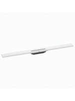 Hansgrohe RainDrain Flex oldalfal mellé zuhanylefolyó 100 cm, vágható, matt fehér 56053700