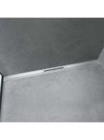 Hansgrohe RainDrain Flex oldalfal mellé zuhanylefolyó 100 cm, vágható, rozsdamentes acél hatású 56053800