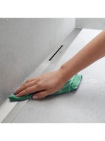 Hansgrohe RainDrain Flex oldalfal mellé zuhanylefolyó 100 cm, vágható, polírozott arany hatású 56053990