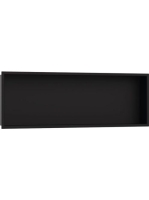 Hansgrohe XtraStoris Original falfülke integrált kerettel 30x90x10 cm, matt fekete 56067670
