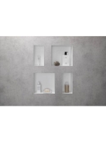 Hansgrohe XtraStoris Minimalistic Falfülke nyitott kerettel, 30 x 15 x 10 cm matt fehér 56070700