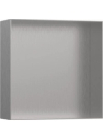 Hansgrohe XtraStoris Minimalistic Falfülke nyitott kerettel, 30 x 30 x 10 cm rozsdamentes acél hatású 56073800