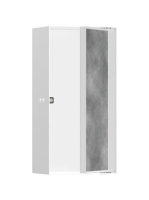 Hansgrohe XtraStoris Rock Falfülke cserélhető ajtóval, 30 x 15 x 10 cm matt fehér 56082700