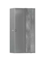 Hansgrohe XtraStoris Rock Falfülke cserélhető ajtóval, 30 x 15 x 10 cm rozsdamentes acél hatású 56082800