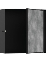 Hansgrohe XtraStoris Rock Falfülke cserélhető ajtóval, 30 x 30 x 10 cm matt fekete 56085670