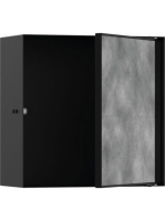 Hansgrohe XtraStoris Rock Falfülke cserélhető ajtóval, 30 x 30 x 14 cm matt fekete 56091670