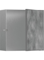 Hansgrohe XtraStoris Rock Falfülke cserélhető ajtóval, 30 x 30 x 14 cm rozsdamentes acél hatású 56091800