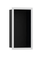 Hansgrohe XtraStoris Individual Falfülke matt fekete színben, design kerettel 30 x 15 x 10 cm matt fehér 56095700