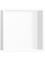 Hansgrohe XtraStoris Individual Falfülke integrált kerettel, 30 x 30 x 10 cm matt fehér 56099700