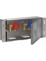 Hansgrohe XtraStoris Safe Falfülke cserélhető ajtóval és integrált elzáró szeleppel 15 x 30 x 10 cm rozsdamentes acél hatású 56100800