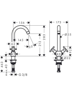 Hansgrohe Logis Classic M32 mosogató csaptelep 71285000