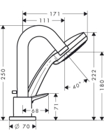 Hansgrohe Logis 3-lyukú kádcsaptelep 71313000
