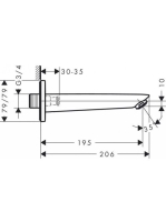 Hansgrohe Logis kádtöltő, króm 71410000