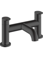 Hansgrohe Vernis Blend 2 lyukú peremre szerelhető kádcsaptelep matt fekete 71442670