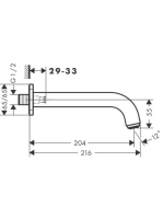 Hansgrohe Vernis Shape Kádtöltő króm 71460000