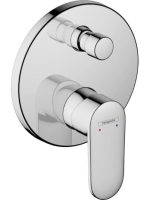 Hansgrohe Vernis Blend egykaros kádcsaptelep falsík alatti szereléshez, beépített biztonsági kombinációval króm 71467000