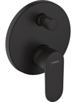 Hansgrohe Vernis Blend egykaros kádcsaptelep falsík alatti szereléshez, beépített biztonsági kombinációval matt fekete 71467670