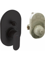 Hansgrohe Vernis Blend Egykaros falsík alatti kádcsaptelep, matt fekete 71473670