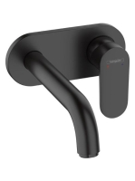 Hansgrohe Vernis Blend Egykaros mosdócsaptelep falsík alatti telepítéshez, 20,5 cm-es kifolyóval matt fekete 71576670