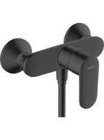 Hansgrohe Vernis Blend egykaros zuhanycsaptelep falsíkon kívüli szereléshez matt fekete 71640670