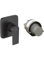 Hansgrohe Vernis Shape rejtett zuhany csaptelep, matt fekete 71662670