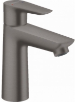 Hansgrohe Talis E 110 szálcsiszolt fekete/króm mosdócsaptelep automata lefolyógarnitúrával 71710340