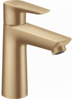 Hansgrohe Talis E 110 szálcsiszolt bronz mosdócsaptelep CoolStart, automata lefolyógarnitúrával 71713140